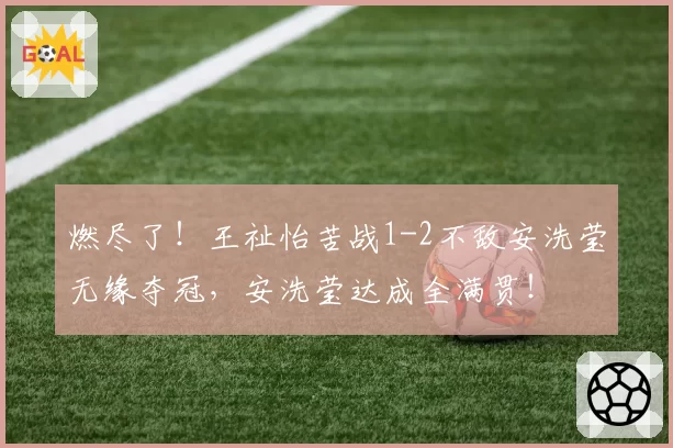 燃尽了！王祉怡苦战1-2不敌安洗莹无缘夺冠，安洗莹达成全满贯！